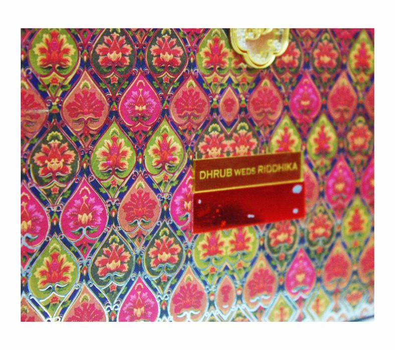 Maroon And Gold Themed Ultra Premium Invitation Card-KNKUP011-King of Cards