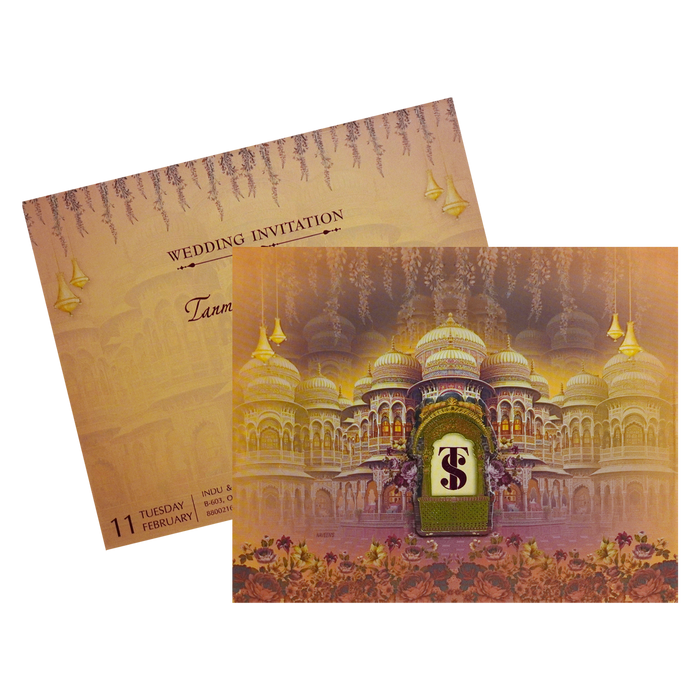 Orange Wedding Box-King of Cards