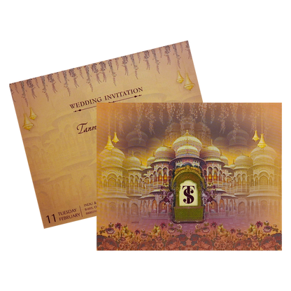 Orange Wedding Box-King of Cards