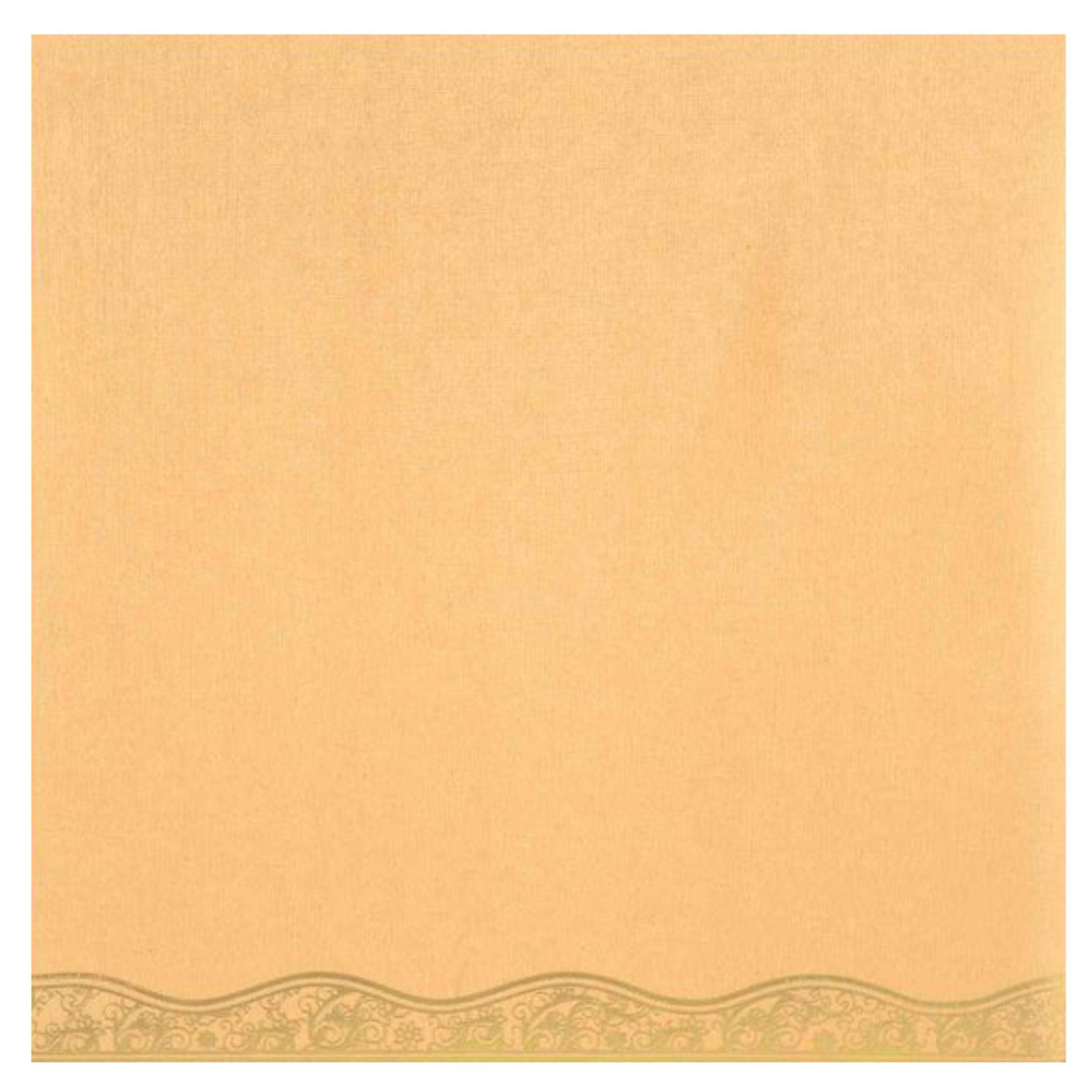 Adorable Gold Foiling Ganesha With Cream Shaded Wedding Card