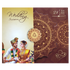 Maroon South Indian Threefold Wedding Card-King of Cards