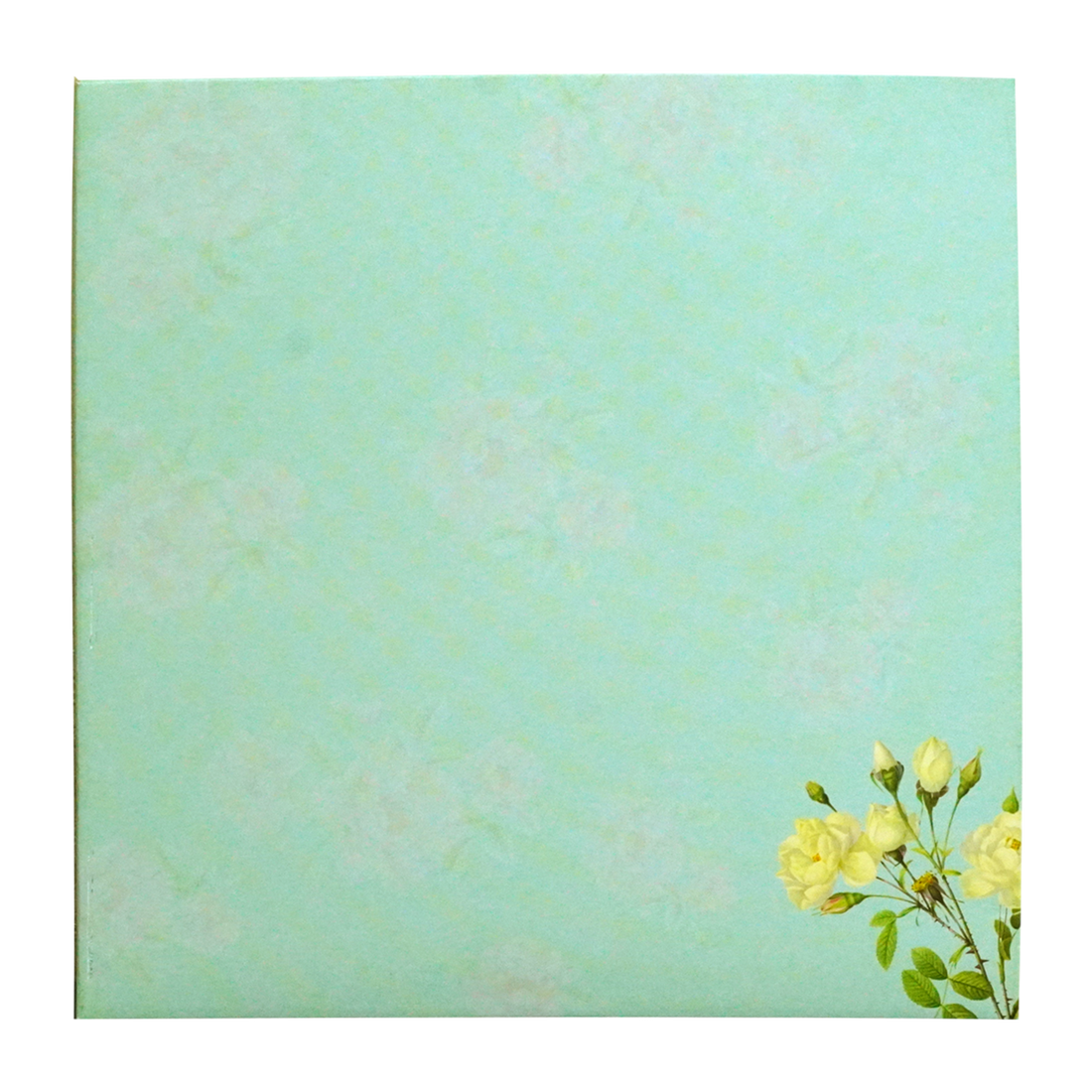 Green Floral Nameplate Wedding Card-King of Cards