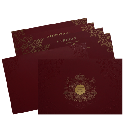 Red Marriage Invitation-KPR09570