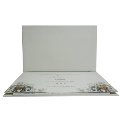 White Padded MDF Marriage Card-King of Cards