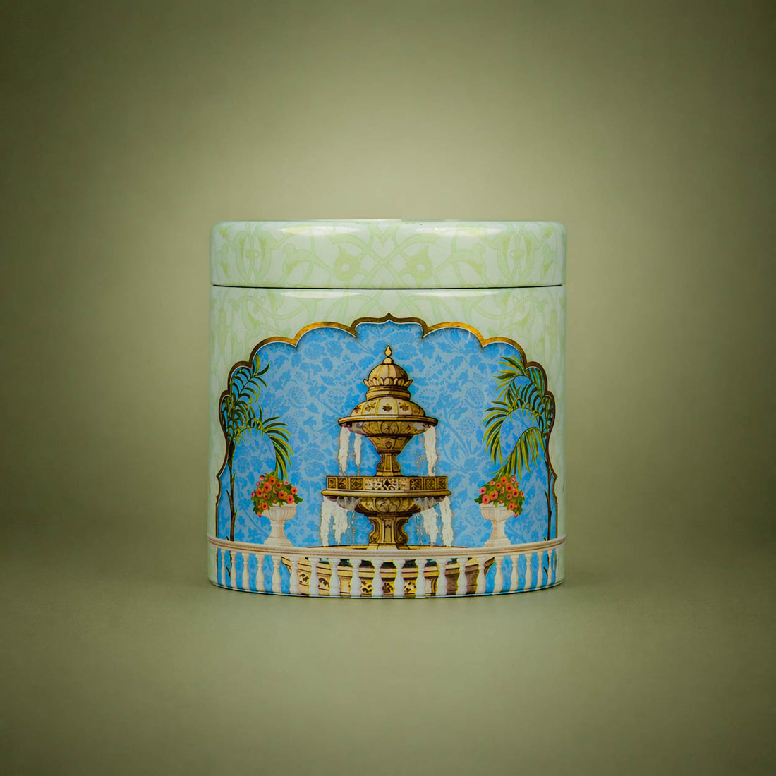 Green Peacock Return Tin Gift-GNT9916