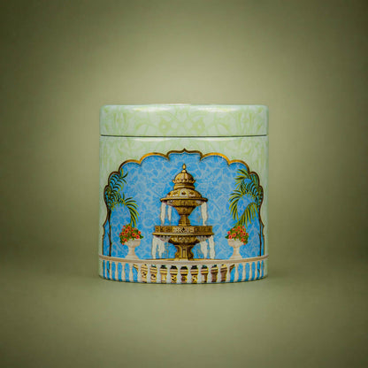 Green Peacock Return Tin Gift-GNT9916