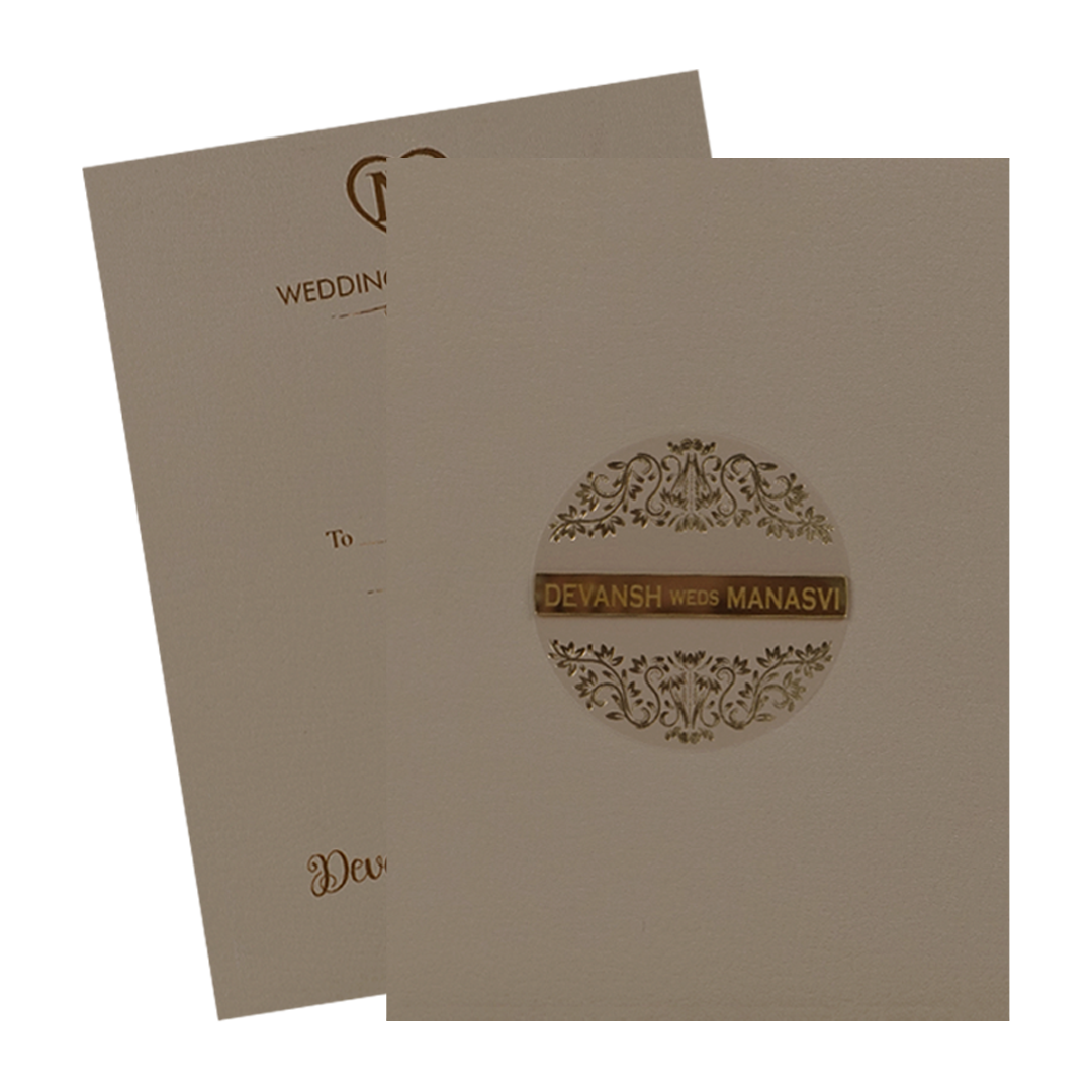 Pink Textured Wedding Card-KSI64650