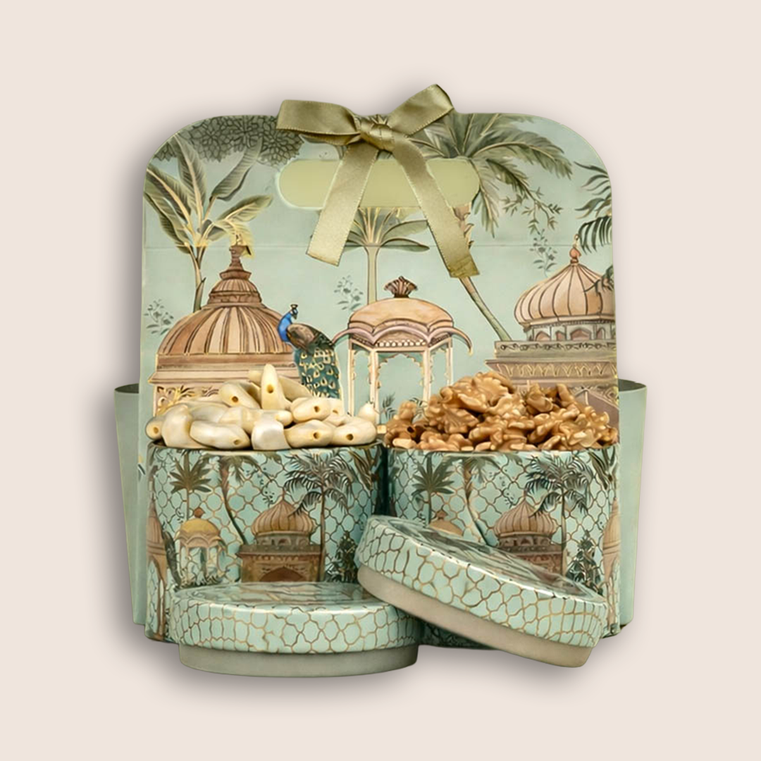 Peacock Palace Return Tin Gift-GNT9915