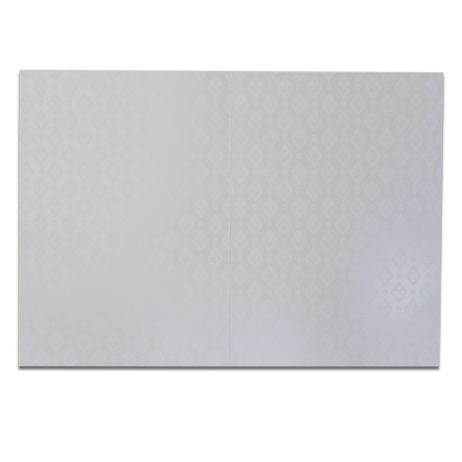 White Pastel Yellow Ganesha Temple Wedding Card-KNA2401Y