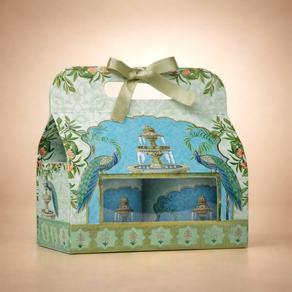 Peacock Fountain Return Gift Hamper-GNBT9502