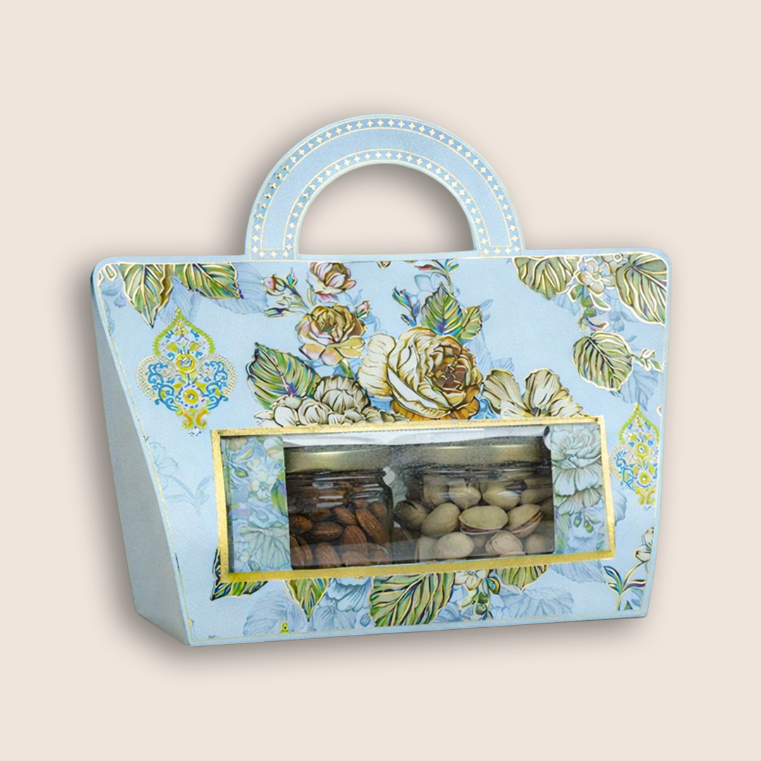 Blue Floral Return Gift Hamper-GNBT9414