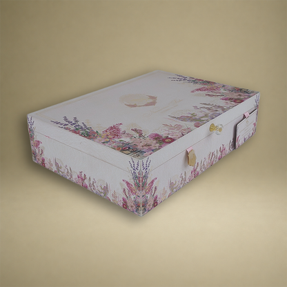 Lavender Premium Floral Luxury Invitation Box - KNLW20256