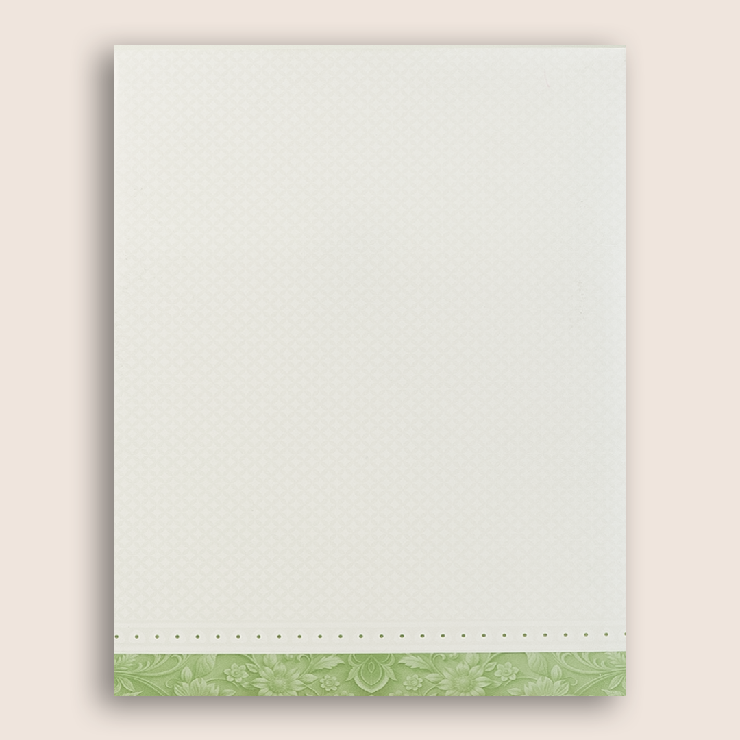 White Ganesha Balaji Padmavathi Wedding Card-KNJS2085G