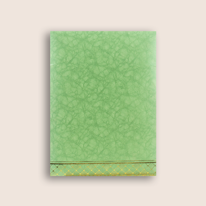 Green Door Style Wedding Card-KNKR040N