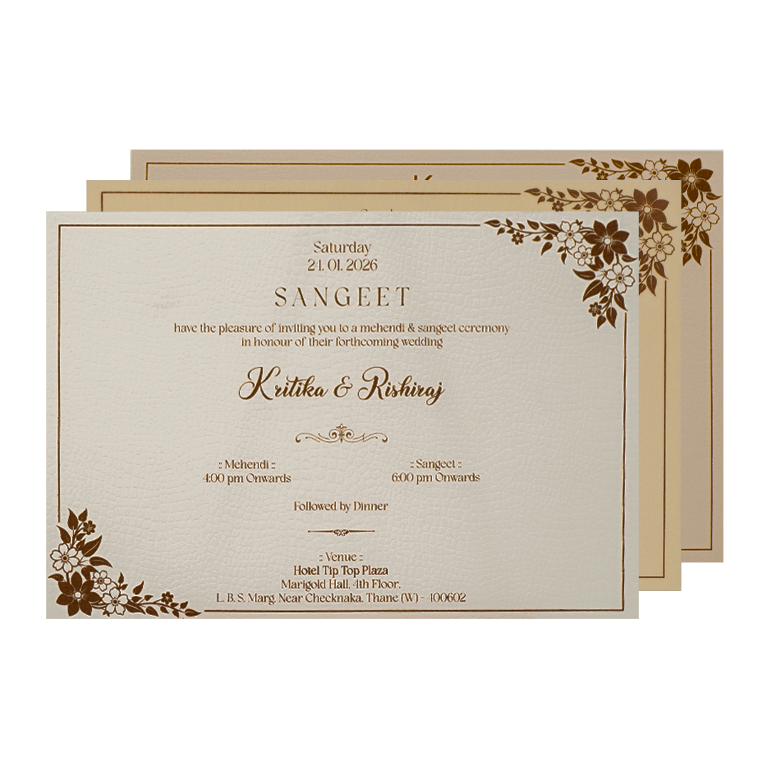 Dusty Pink Gold Ornate Wedding Card-KSI64760