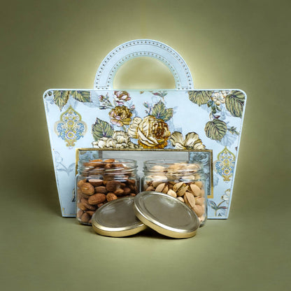 Blue Floral Return Gift Hamper-GNBT9414