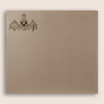 Metallic Pink Lord Balaji Wedding Card - KNPR3302P