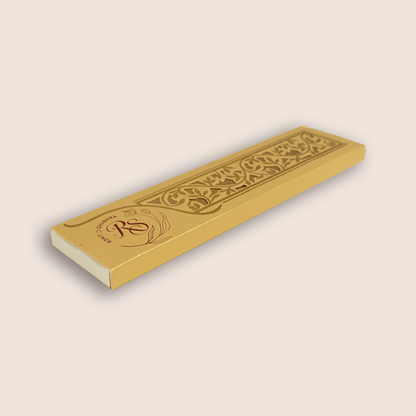 Gold Foil Laser Cut Floral Scroll Box - KJPS2912