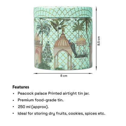 Peacock Palace Return Tin Gift-GNT9914