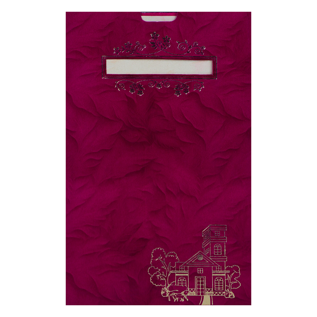 Maroon House Warming Ceremony Card-KNPD1408