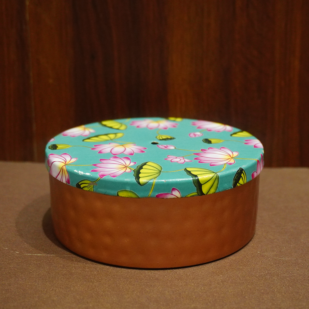 Lotus Bloom Copper Jar-King of Cards