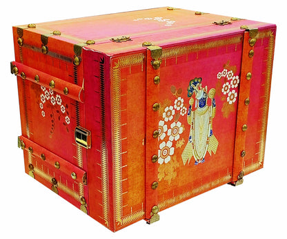 Pink Ultra Luxury Invitation For Royal Indian Wedding-KNKUP029