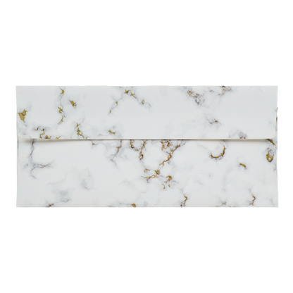 White Marble Money Envelope -  KRCE3650