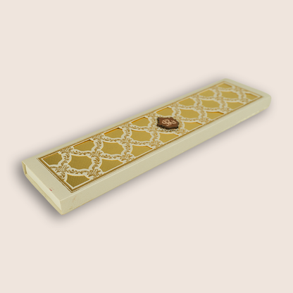 Grey Laser Cut Floral Pattern Scroll Card - KJPS2915