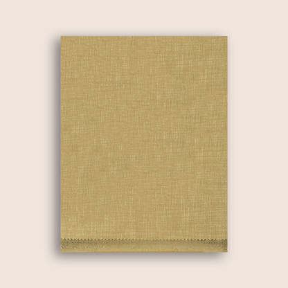 Gold Metallic Floral Wedding Card - KNK50122