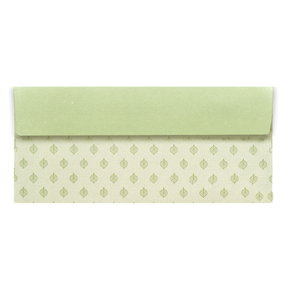 Cream Leaf Pattern Money Envelope - KRCE4100