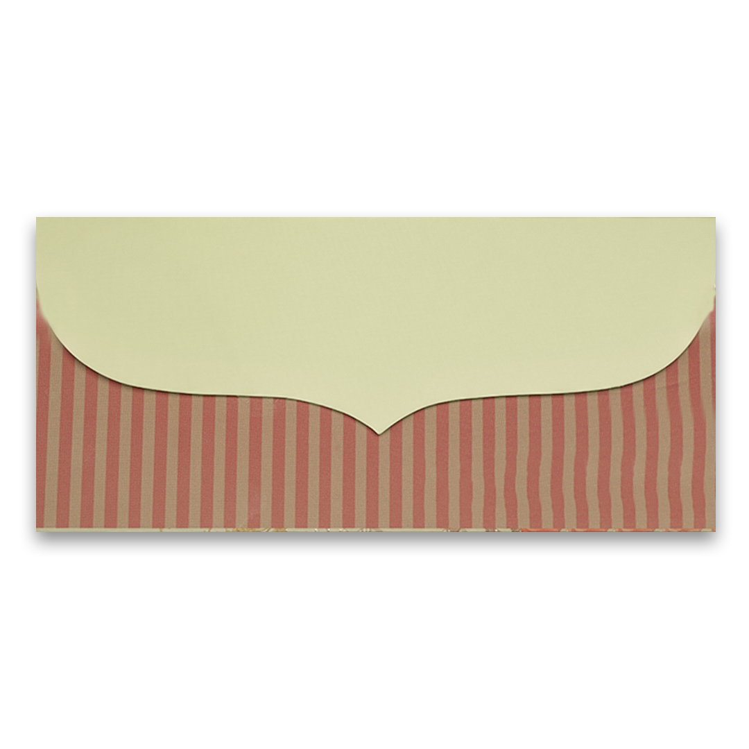Cream Floral Elephant Money Envelope - KRCE7030