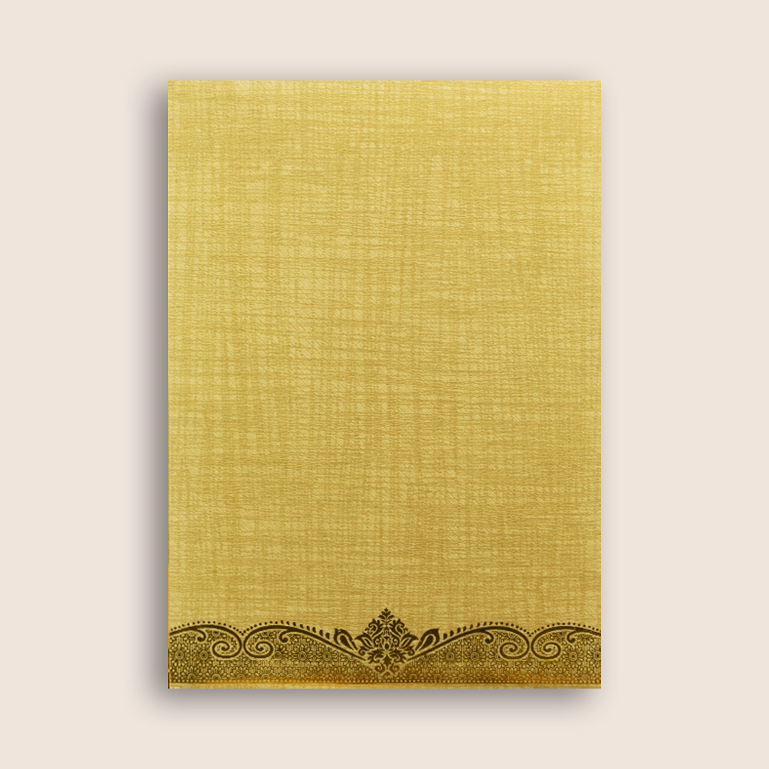 Gold Ganesha Invitation Card-KNCM24NG