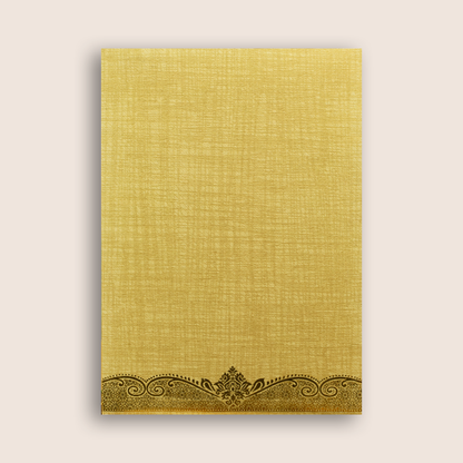 Gold Ganesha Invitation Card-KNCM24NG