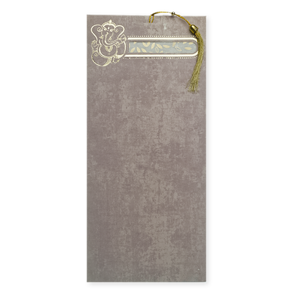 Lavender Single Sheet Wedding Card- KNPD1304