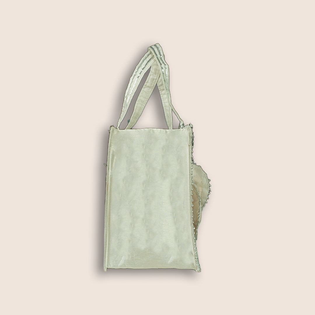 Silver Festive Premium Gift Hamper Bag - KLGH0190