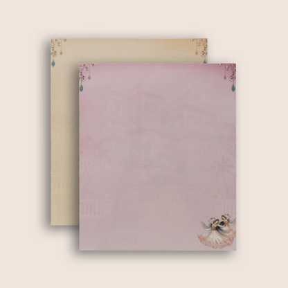Grey Royal Bride Groom Padded Wedding Card - KAA05580