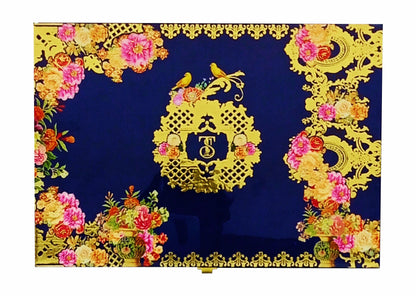 Royal Blue Ultra Premium Floral Design in Scodix-KNKUP032