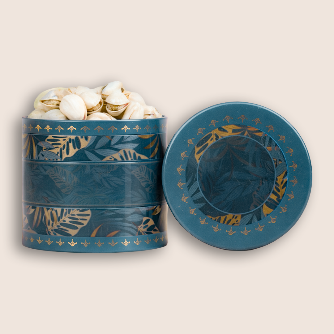 Navy Palm Return Tin Gift-GNT9914