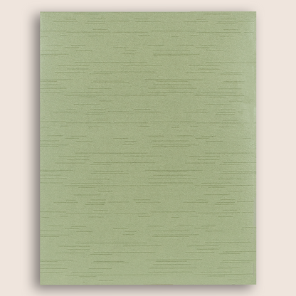 Green Royal Baraat Door Style Wedding Invitation Card - KNKR5037N