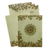 Light Ivory Floral Wedding Card-KPR09700