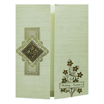 Pista Green Door Ganesha Wedding Card-King of Cards