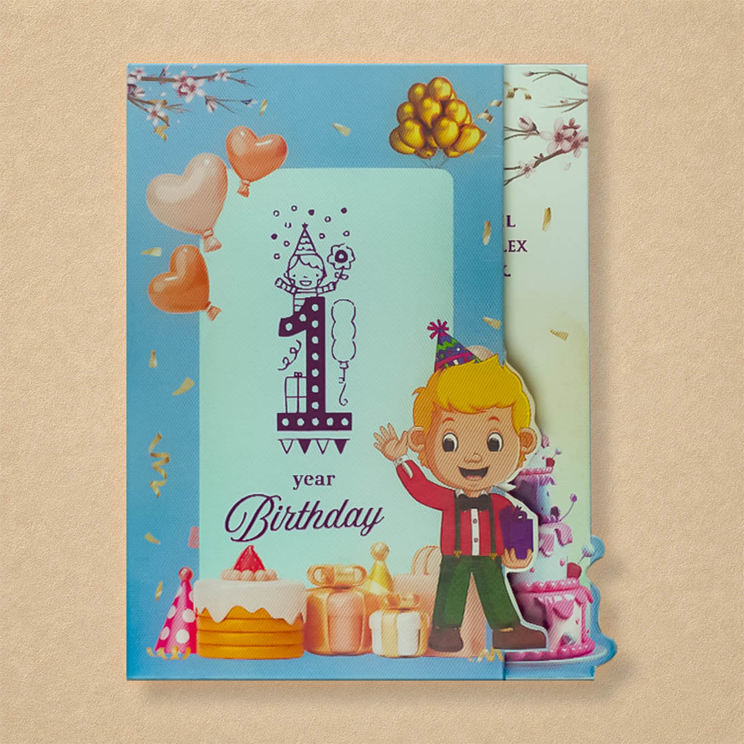 Blue Boy Birthday Card-KNKRL116