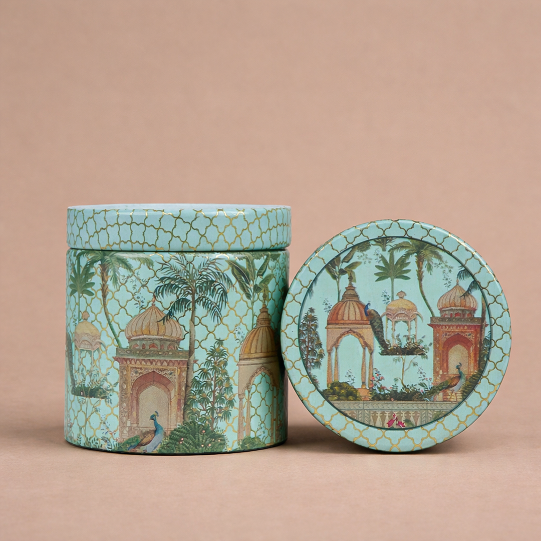 Peacock Palace Return Tin Gift-GNT9914