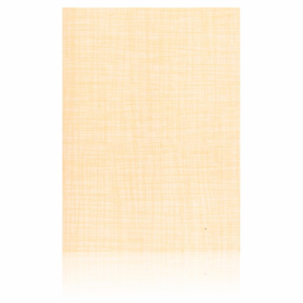 Orange Classic Paper Print Peacock Print And Ganesha Sticker Wedding Invitation Card-KNCP812O