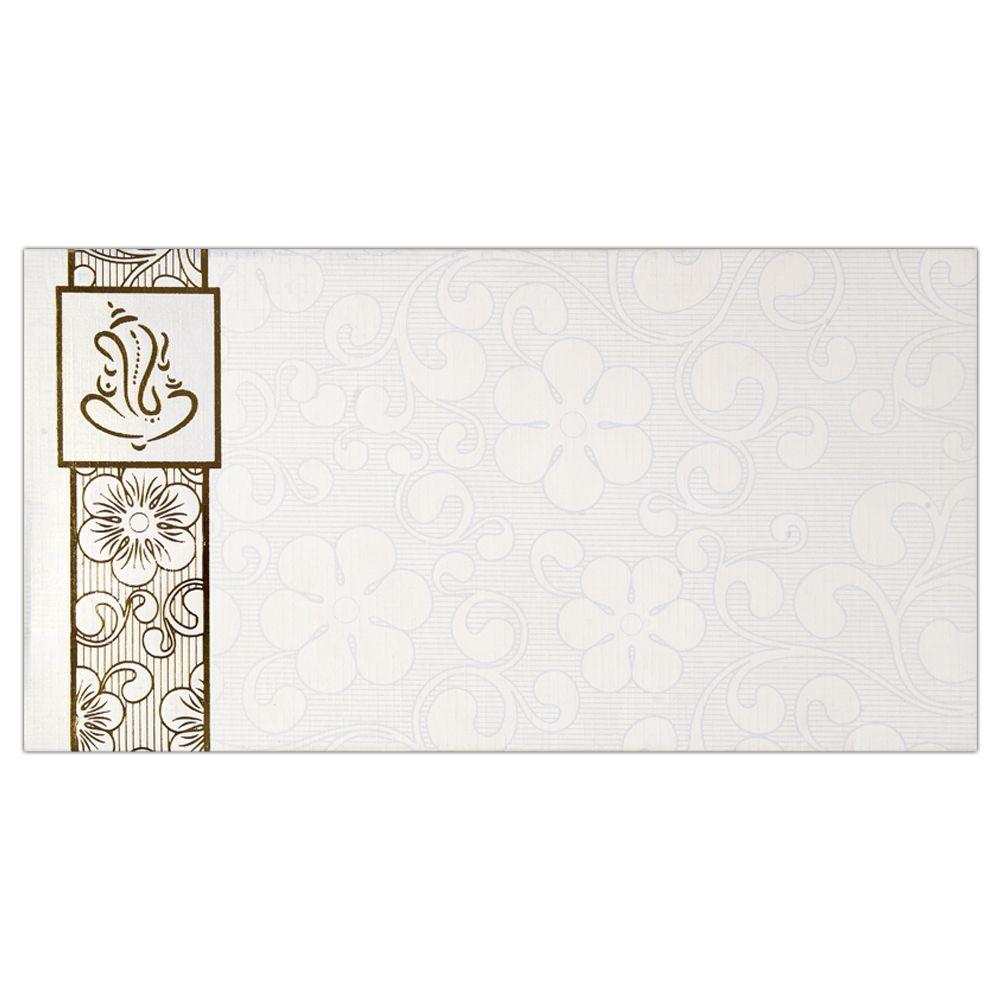 Invitation Card - Sheer White Invitation Card-KNK1010