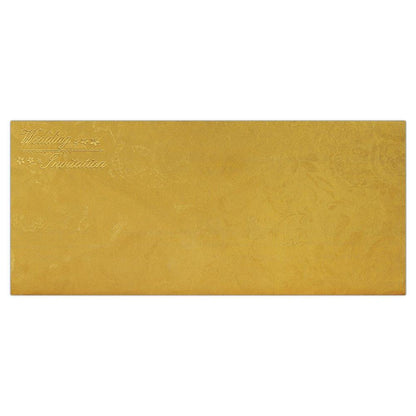 Gold Personal Invitation Card