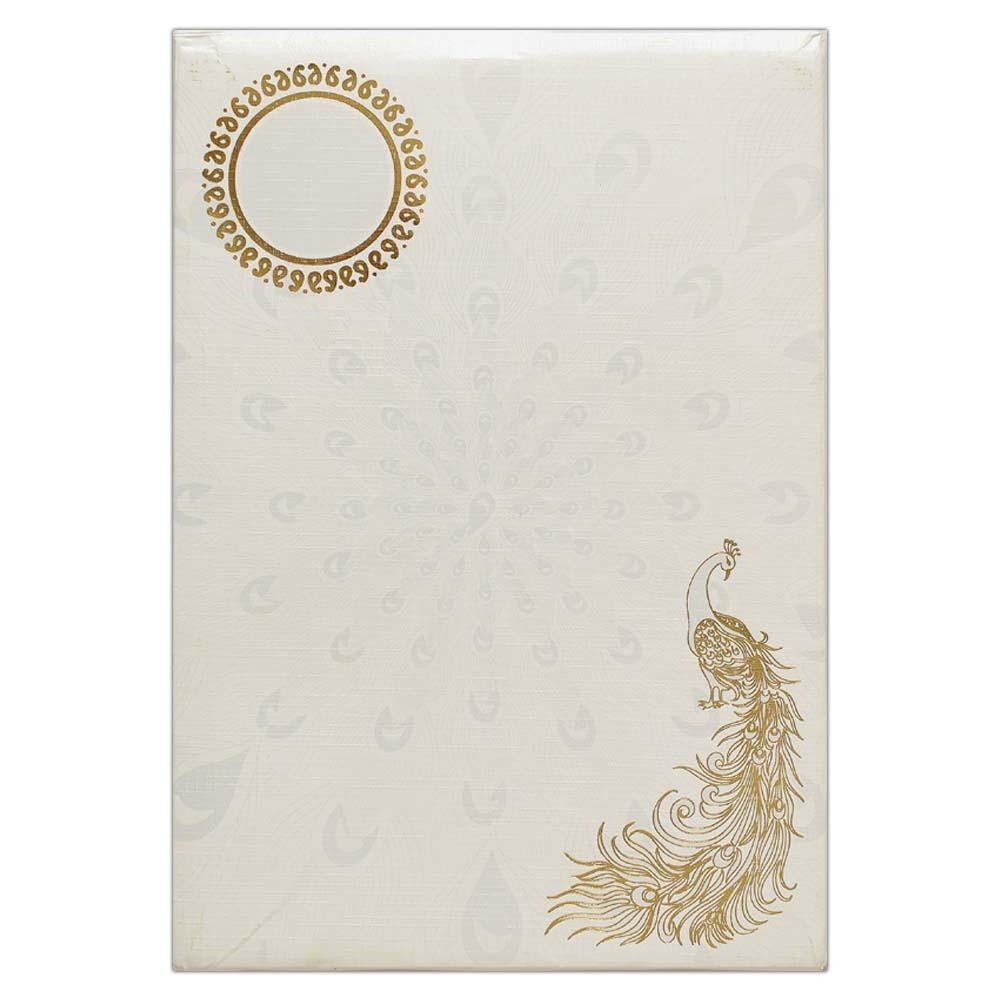 Invitation Card - Exotic &amp; Elegant Peacock Invitation Card-KNK1223