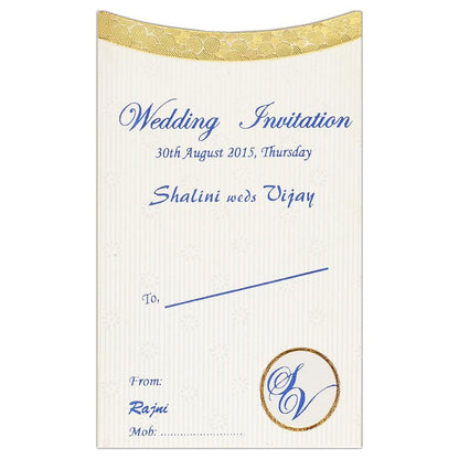 Invitation Card - Elegant Personal Wedding Invitation Card-KNK1369