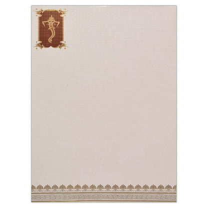 Invitation Card - Attractive Ganesha Wedding Invite-KNK1884