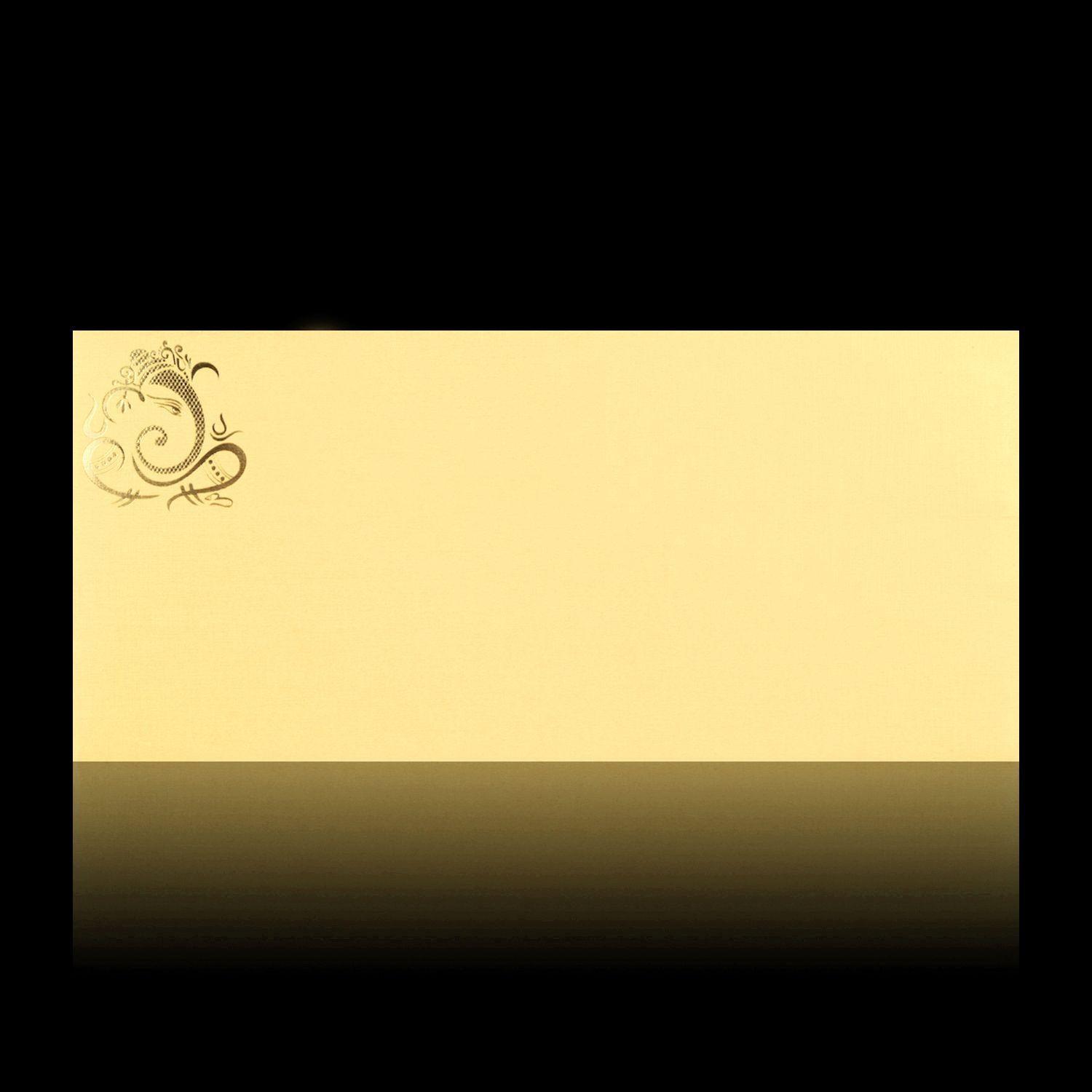 Cream Peacock Design Personal Card